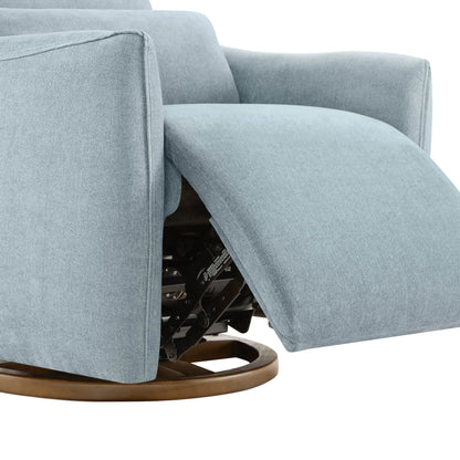 Janice Power Swivel Nursery Glider Recliner with Power Headrest