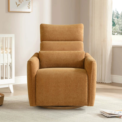 Janice Power Swivel Nursery Glider Recliner with Power Headrest