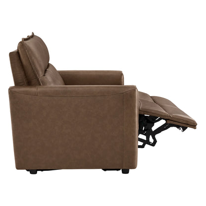 Jared Genuine Leather Wall Hugger Recliner with Power Headrest