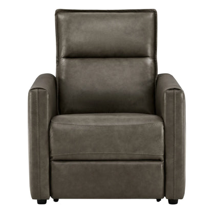 Jared Genuine Leather Wall Hugger 3-Seater Modular Reclining Sofa with Power Headrest
