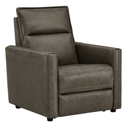 Jared Genuine Leather Wall Hugger 3-Seater Modular Reclining Sofa with Power Headrest