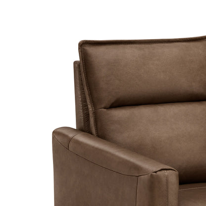 Jared Genuine Leather Wall Hugger Recliner with Power Headrest