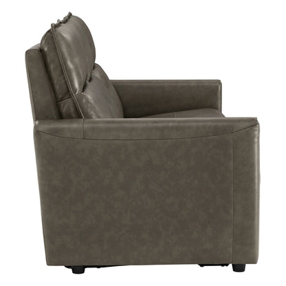 Jared Genuine Leather Wall Hugger Recliner with Power Headrest