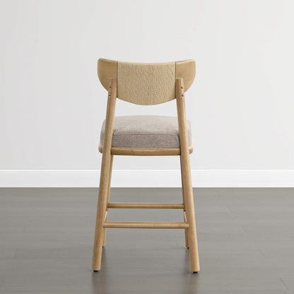 Jody Modern Woven Rope Counter Stool