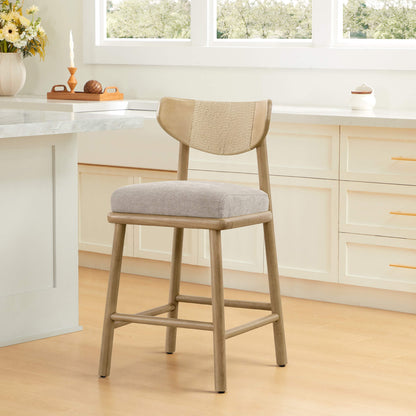 Jody Modern Woven Rope Counter Stool