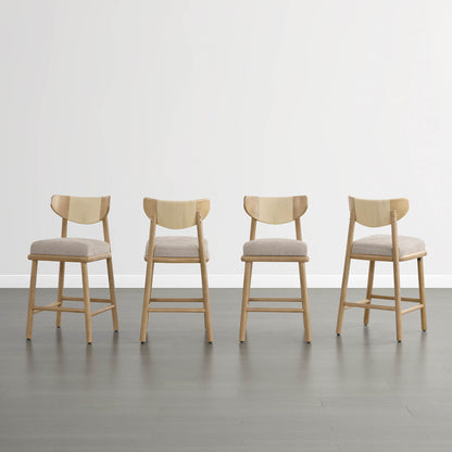 Jody Modern Woven Rope Counter Stool