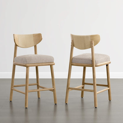 Jody Modern Woven Rope Counter Stool