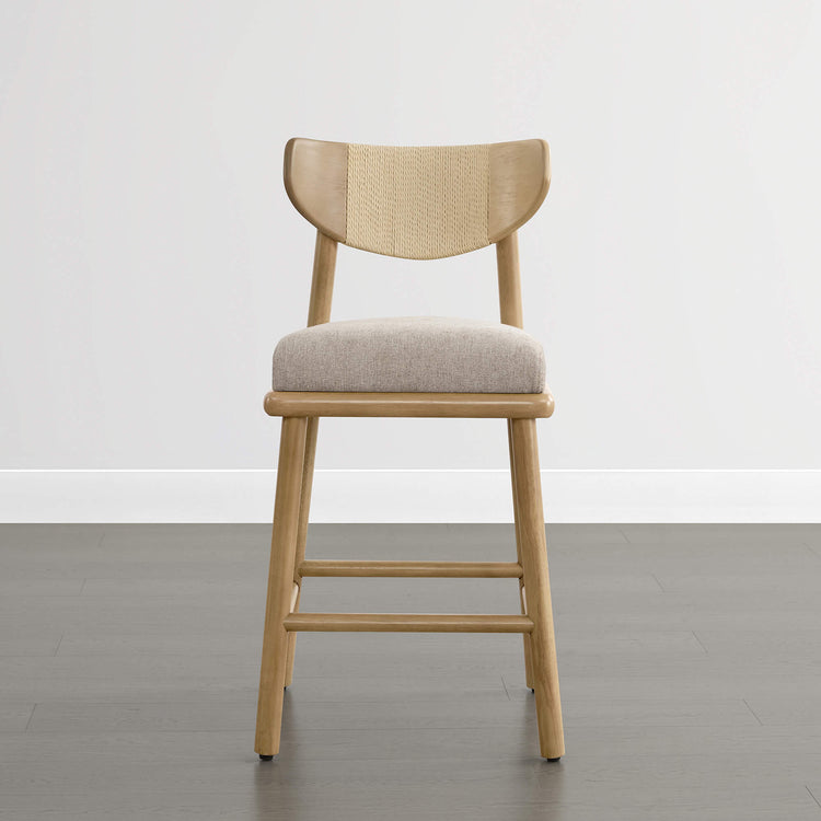 Jody Modern Woven Rope Counter Stool
