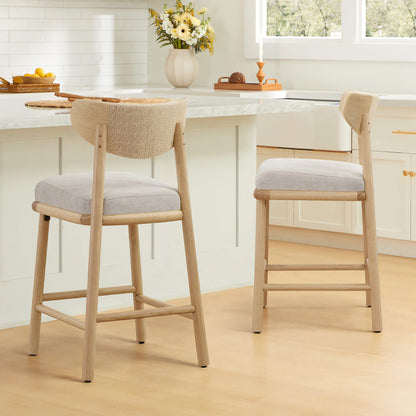Jody Modern Woven Rope Counter Stool