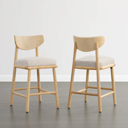 Jody Modern Woven Rope Counter Stool