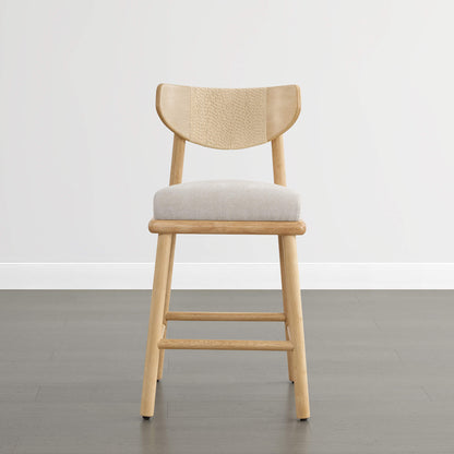 Jody Modern Woven Rope Counter Stool