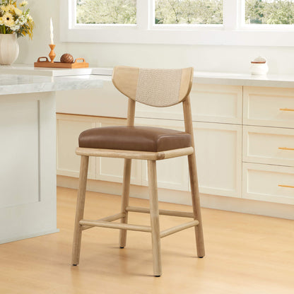 Jody Modern Woven Rope Counter Stool