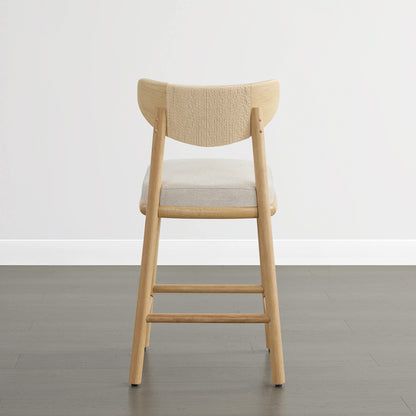 Jody Modern Woven Rope Counter Stool
