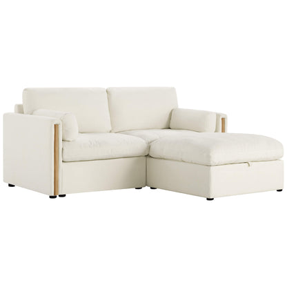 Jonathan Modern Cozy Chenille 3-seat Modular Sofa with Hidden Storage
