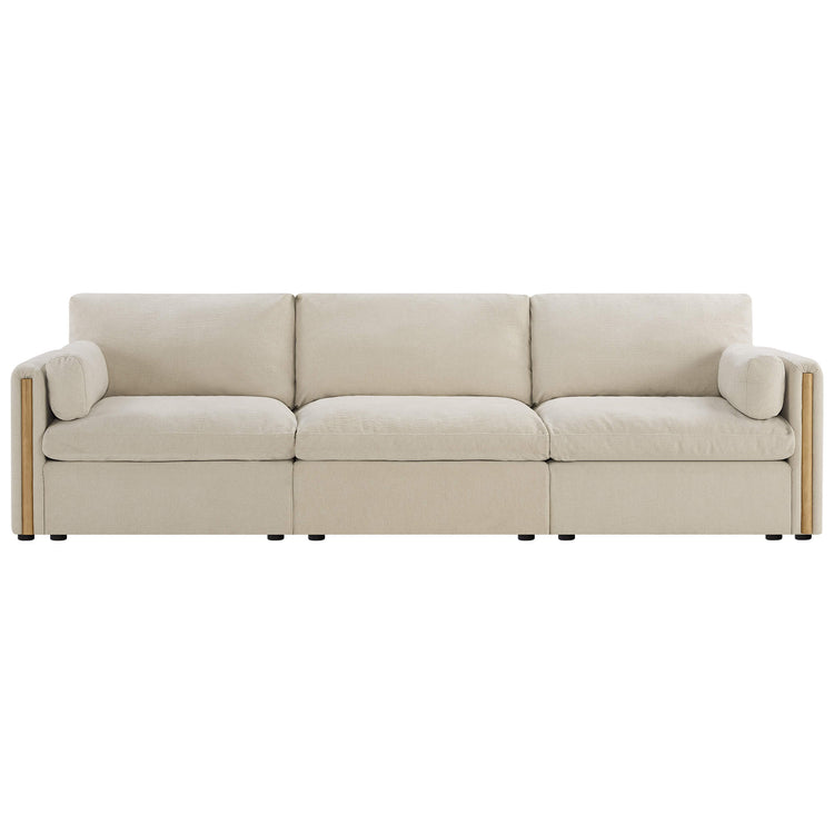 Jonathan Modern Cozy Chenille 3-seat Modular Sofa with Hidden Storage