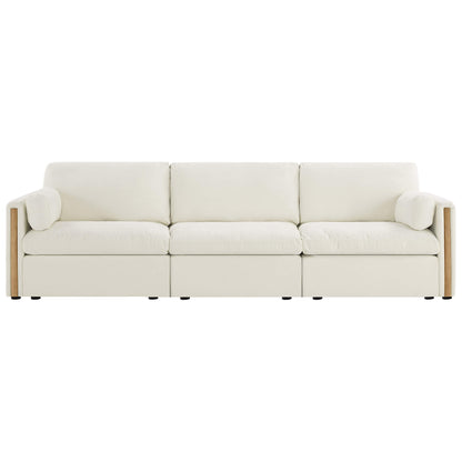 Jonathan Modern Cozy Chenille 3-seat Modular Sofa with Hidden Storage