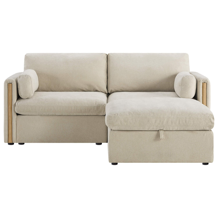 Jonathan Modern Cozy Chenille 3-seat Modular Sofa with Hidden Storage