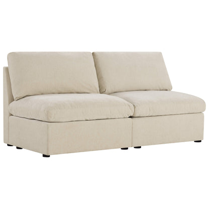 Jonathan Modern Cozy Chenille Sofa Armless Chair