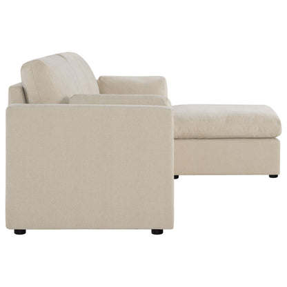 Jonathan Modern Cozy Chenille 3-seat Modular Sofa with Hidden Storage