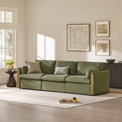 Jonathan Modern Cozy Chenille 3-seat Modular Sofa with Hidden Storage