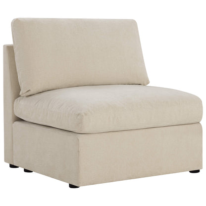 Jonathan Modern Cozy Chenille Sofa Armless Chair
