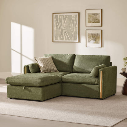 Jonathan Modern Cozy Chenille 3-seat Modular Sofa with Hidden Storage