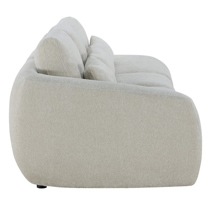 Joyce Curved Plush 3-Seater Extended Chaise Sectional Couch