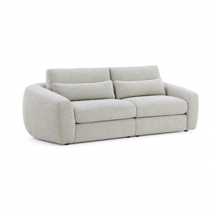Joyce Modern Curved Plush 2-Seater Sofa