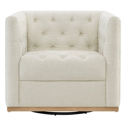 Jules Modern Tufted Swivel Accent Chair