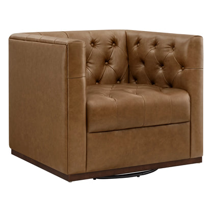 Jules Modern Tufted Swivel Accent Chair