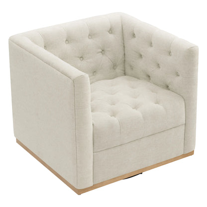 Jules Modern Tufted Swivel Accent Chair