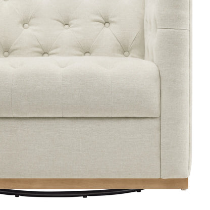 Jules Modern Tufted Swivel Accent Chair