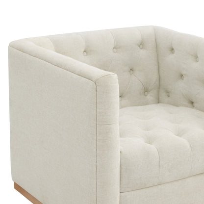 Jules Modern Tufted Swivel Accent Chair