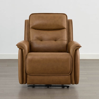 Katia Genuine Leather Zero Gravity Power Recliner with Power Headrest