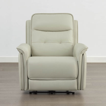 Katia Genuine Leather Zero Gravity Power Recliner with Power Headrest