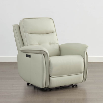 Katia Genuine Leather Zero Gravity Power Recliner with Power Headrest