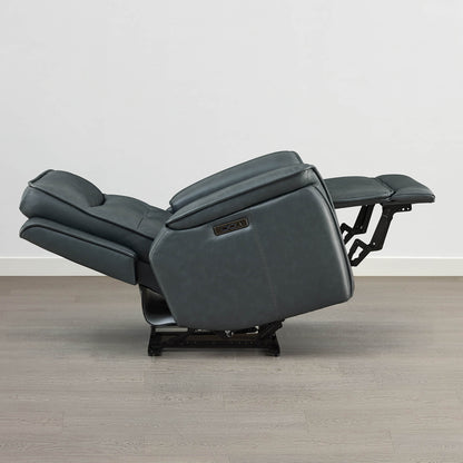 Katia Genuine Leather Zero Gravity Power Recliner with Power Headrest
