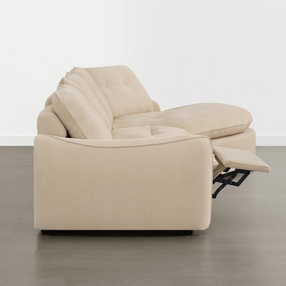 Lana Performance Fabric Deep Seat Tufted 3-Seater Extended Seat Sofa