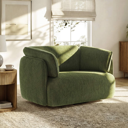 Lauren Feather Filled Swivel Oversized Armchair