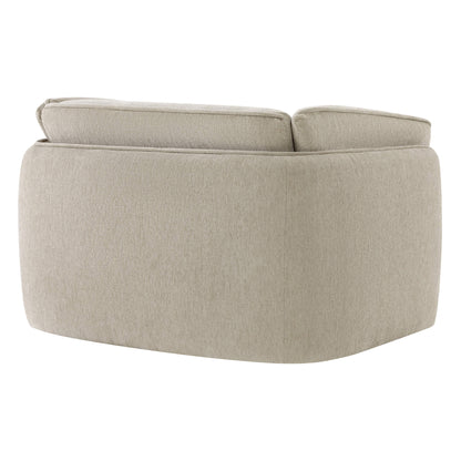 Lauren Feather Filled Swivel Oversized Armchair