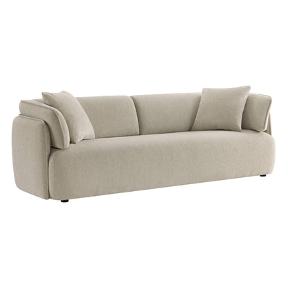Lauren Modern Wraparound 3-Seater Sofa with Feather Filling