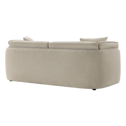 Lauren Modern Wraparound 3-Seater Sofa with Feather Filling