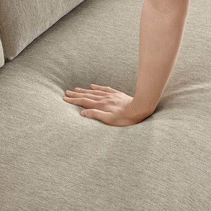 Lauren Modern Wraparound 3-Seater Sofa with Feather Filling