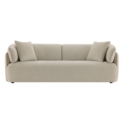 Lauren Modern Wraparound 3-Seater Sofa with Feather Filling