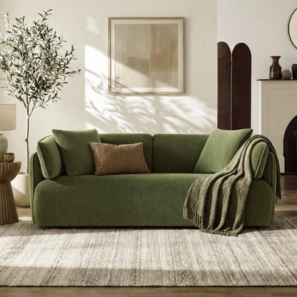 Lauren Modern Wraparound 3-Seater Sofa with Feather Filling