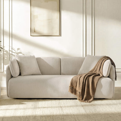 Lauren Modern Wraparound 3-Seater Sofa with Feather Filling