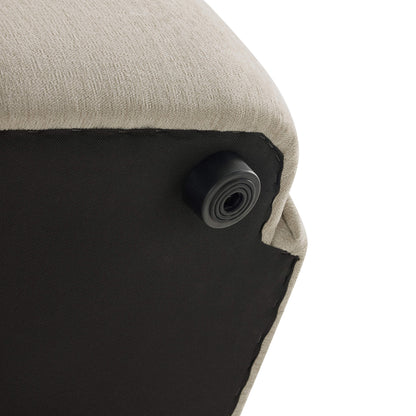 Lauren Modern Wraparound 3-Seater Sofa with Feather Filling