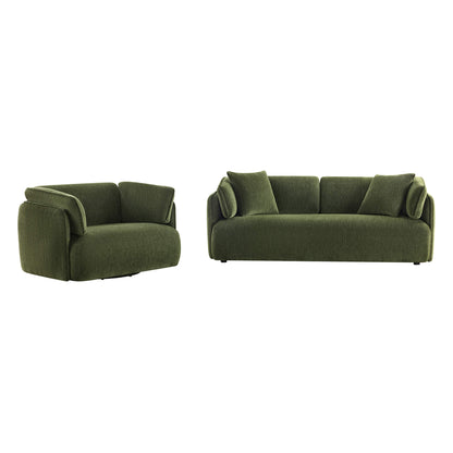 Lauren Modern Wraparound 3-Seater Sofa with Feather Filling