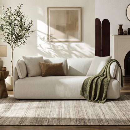 Lauren Modern Wraparound 3-Seater Sofa with Feather Filling