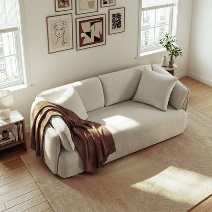 Lauren Modern Wraparound 3-Seater Sofa with Feather Filling